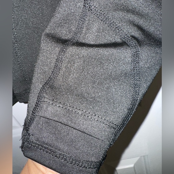 NEW! Shadow Sport Black Fitted Mock-Neck Zip Front Athletic Jacket - Picture 8 of 15